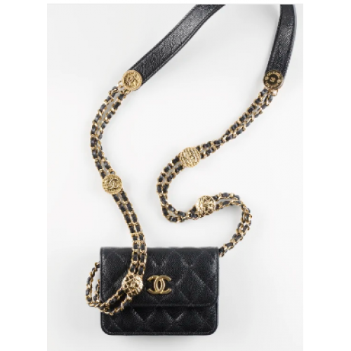 CHANEL CLUTCH CU LANȚ AP2857 negru