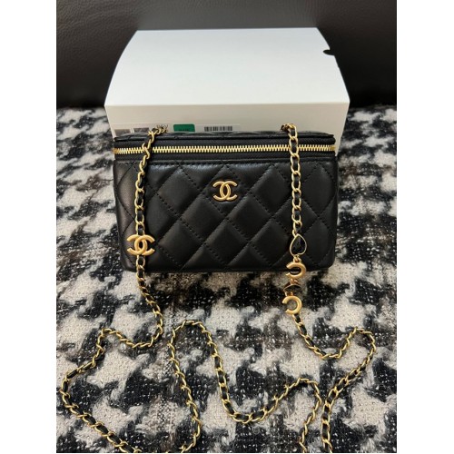 CHANEL TOALETĂ CU LANȚ 68105 Negru