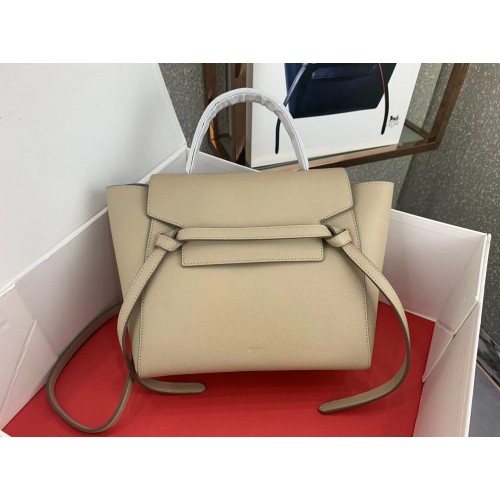 Geantă Celine Belt Bag Original Palm Skin Leather C3349 Caisă deschisă