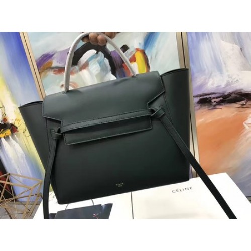 Geantă Celine Belt Bag Original Smooth Leather C3349 Verde