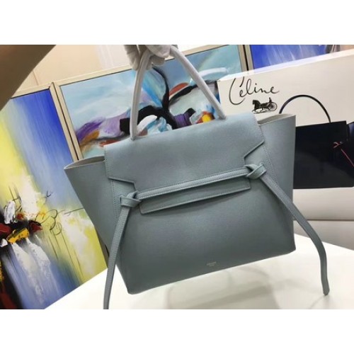 Geantă Celine Belt Bag Original Leather Smooth Leather C3349 Sky Blue