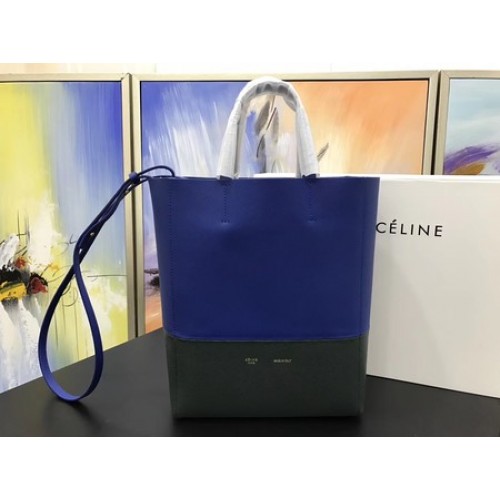 Genți Celine Cabas Phantom Original Leather C3365 Albastru și Verde