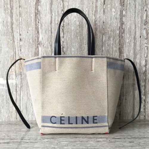 Celine GEANTĂ TOTE DIN MATERIAL TEXTIL 2206 albastră