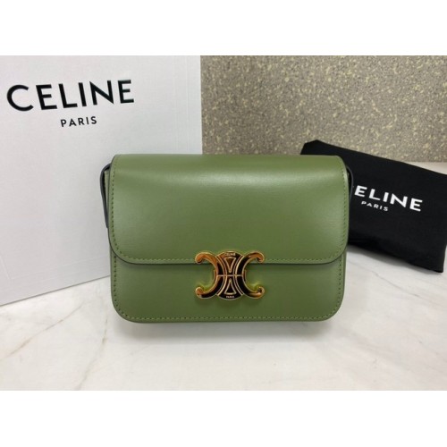 Celine MINI CLASSIC BAG IN BOX CALFSKINE CL01503 verde