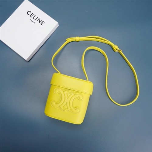 Celine MINI TEEN CLASSIC BAG IN BOX PIELE DE VIȚEL 199263 galben