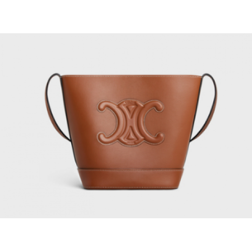 Celine GEANTĂ MICĂ CUIR TRIOMPHE DIN PIELE DE VIȚEL NETEDĂ 198243 TAR