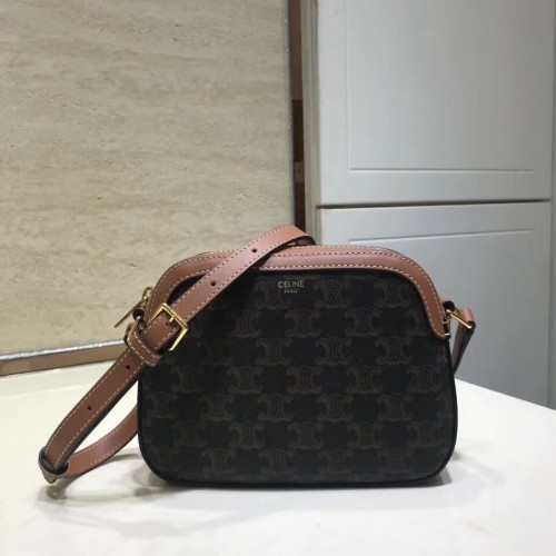 Celine GEANTĂ MICĂ PENTRU APARAT FOTO DIN PÂNZĂ TRIOMPHE 191522 bej