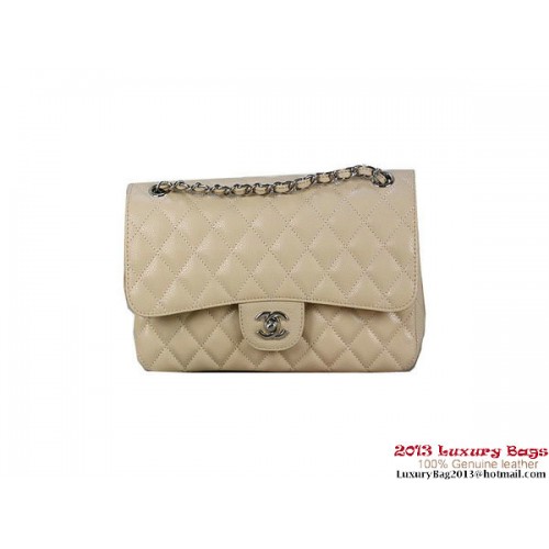 Geantă Chanel 2.55 Classic Flap, culoare caisă, modele originale Cannage, piele, argintie