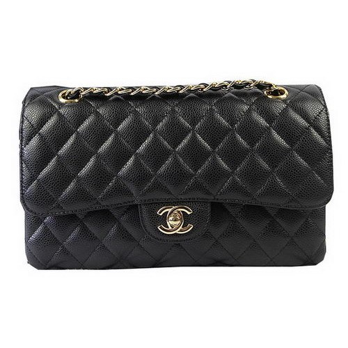 Genți Chanel Seria 2.55 Negru Model Cannage Piele CFA1112 Auriu