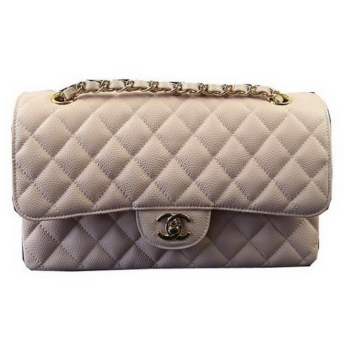 Genți Chanel Seria 2.55 Model Cannage Roz Piele CFA1112 Auriu