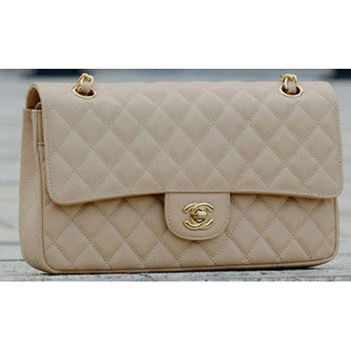 Geantă Chanel 2.55 Series Flap Pattern Apricot Cannage A1112 Auriu