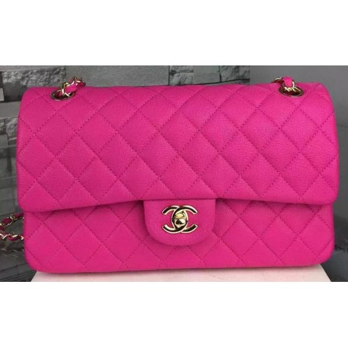 Geantă Chanel 2.55 Series Flap din piele de căprioară A1112 roz