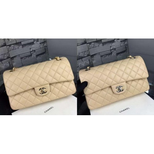 Chanel 2.55 Series Geantă cu clapă din piele de miel A5024 Caisă