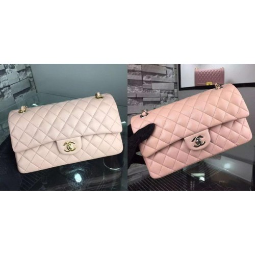 Geantă Chanel 2.55 Series Flap din piele de miel A5024 roz