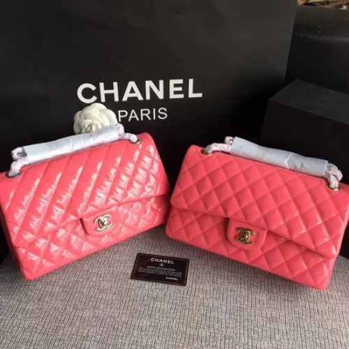 Genți Chanel 2.55 Series Flap Leather Original A1112 Roz