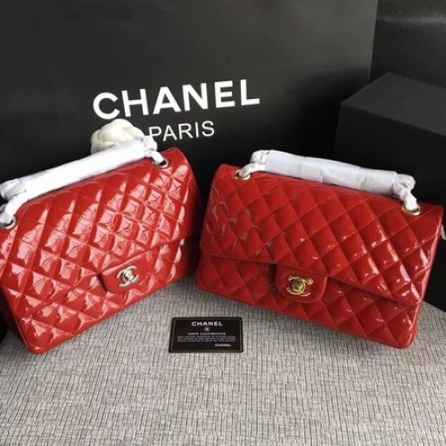 Genți Chanel 2.55 Series Flap Leather Original A1112 Red
