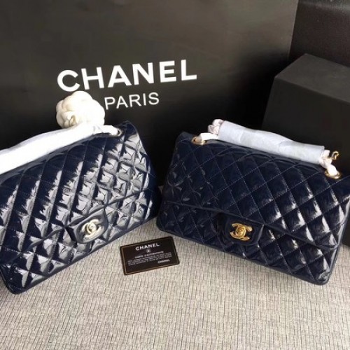 Genți Chanel 2.55 Series Flap Leather Original A1112 Royal