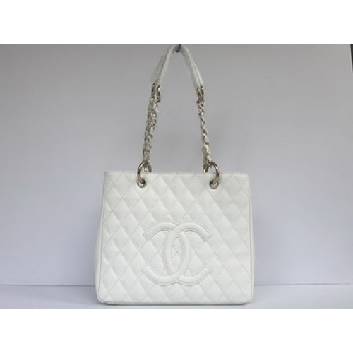 Geantă Chanel matlasată CC 35626 Albă