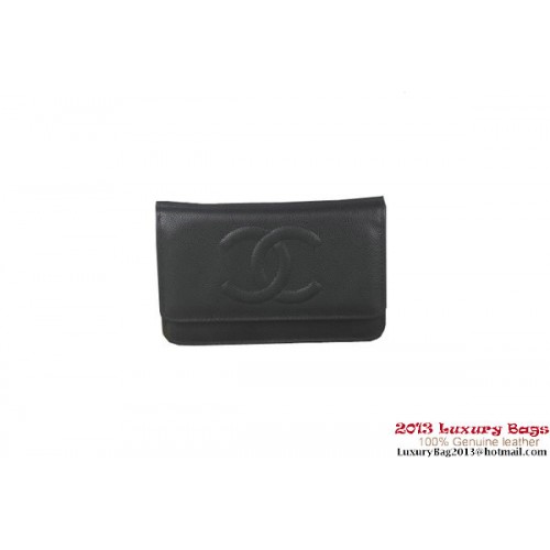 Chanel A33814 Original Cannage Patterns mini geantă cu clapă neagră