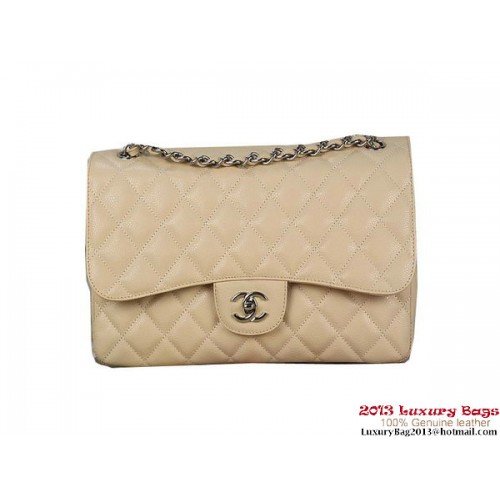 Geantă Chanel Classic Flap, modele originale Cannage, din piele, argintie, caisă
