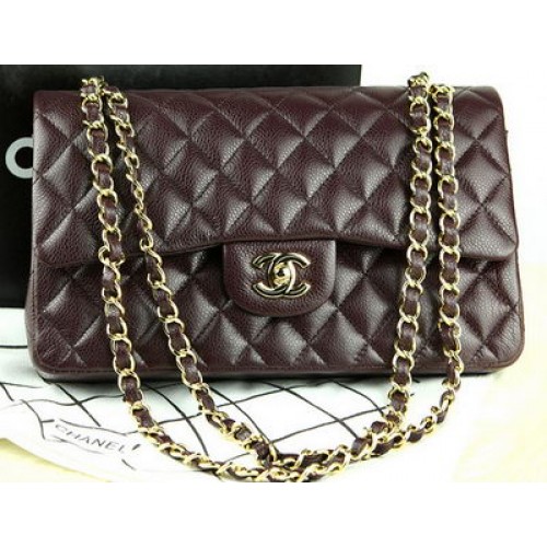 Geantă Chanel Classic Flap Pattern Original Cannage A36097 Burgundy