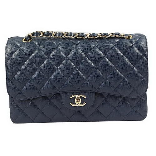 Geantă Chanel Classic Flap Royal Cannage CF1113 Auriu