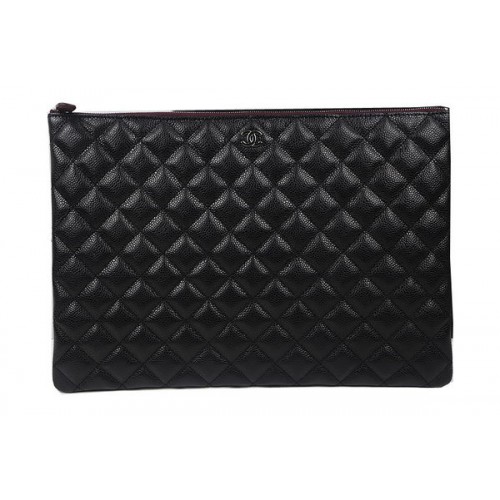 Geantă de mână Chanel Neagră, Model Cannage Original A69254 A69253 A69252 Argintie