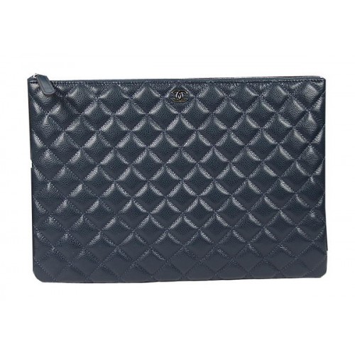 Geantă de mână Chanel cu model original Cannage din piele A69254 A69253 Royal