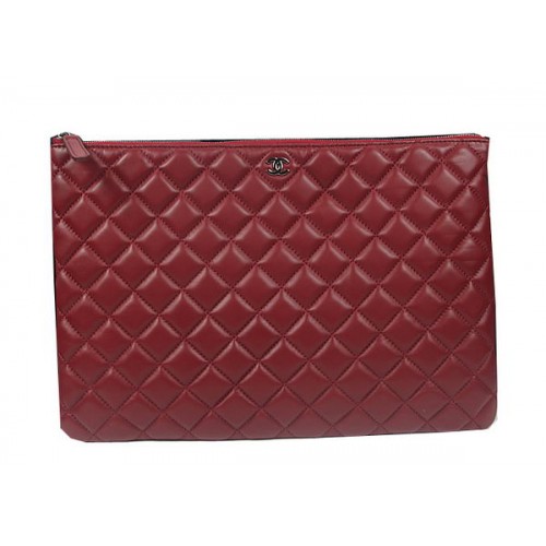 Geantă de mână Chanel din piele de oaie originală A69254 A69253 Burgundy