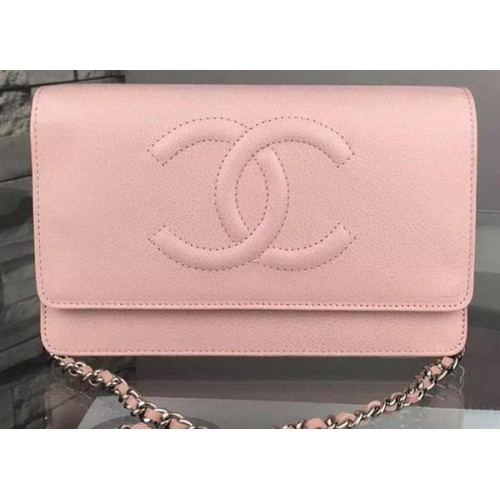 Geantă de umăr Chanel Flap Cannage Pattern A5373 Roz