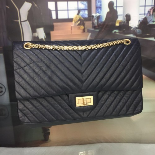 Genți de umăr Chanel Flap, piele de vițel originală neagră CF227 argintii