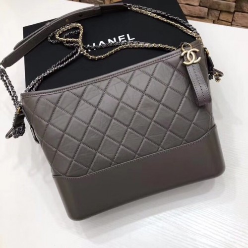 Geantă de umăr Chanel GABRIELLE Original A93842 gri