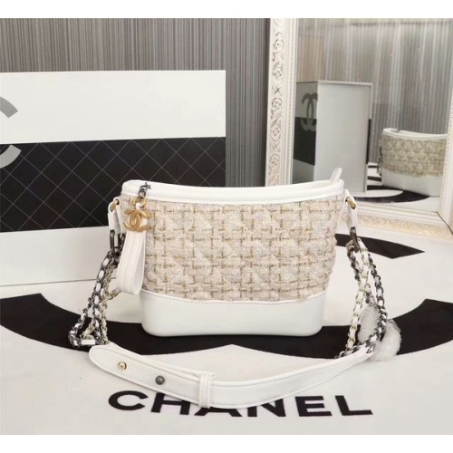Geantă de umăr Chanel Gabrielle Mini 8122 Albă