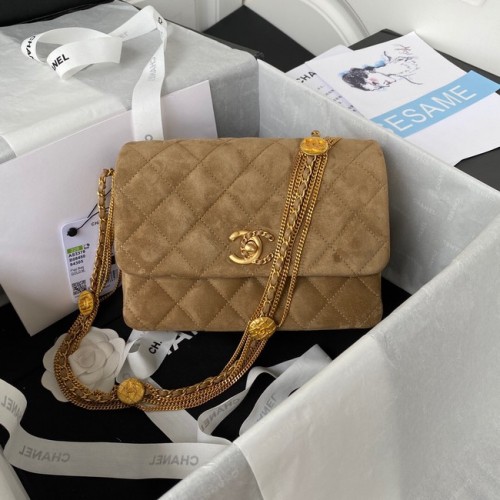 Chanel MINI FLAP BOX AS3378 maro