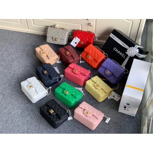 Geantă Chanel MINI Flap din piele Caviar originală 1115