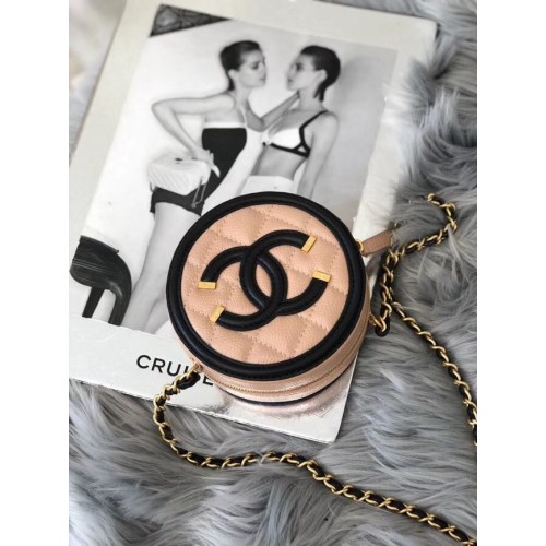 Clutch Chanel Original cu lanț A81599 roz