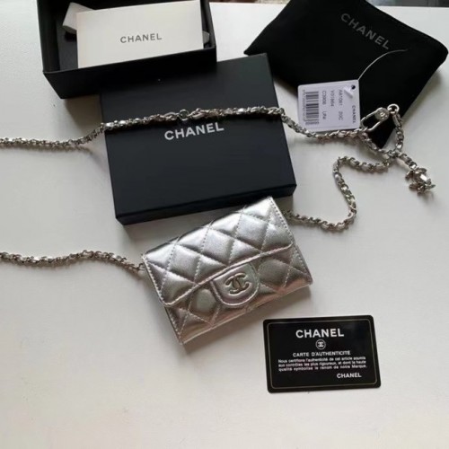 Chanel Original Grained Calfskin Pocket 81081 argintiu