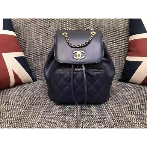 Rucsac Chanel Original din piele CHA2590 Negru
