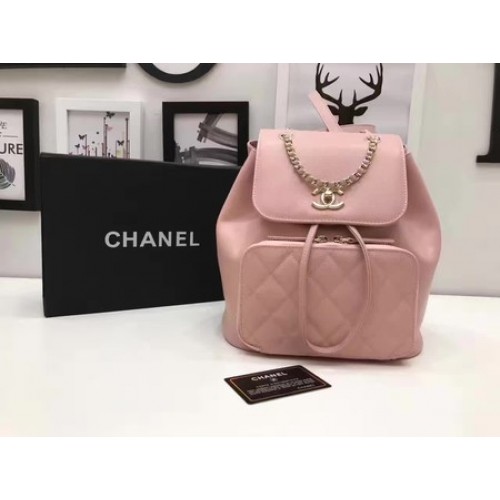 Rucsac Chanel Original din piele CHA2590 roz