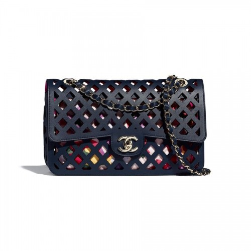 Geantă Chanel Original din piele Hollow 1112 Neagră