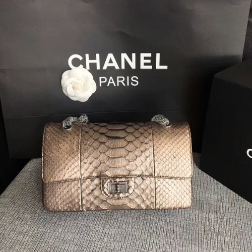 Geantă de umăr Chanel Original Python CF1112A