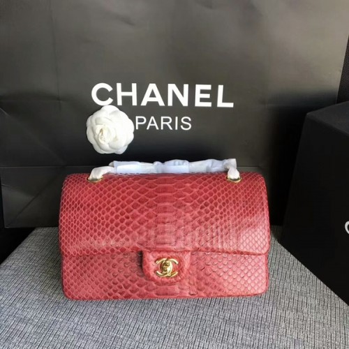 Geantă de umăr Chanel Original din piele de piton CF1112CA