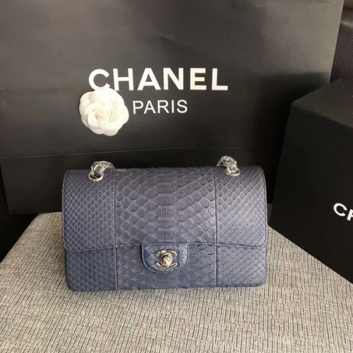 Geantă de umăr Chanel Original din piele de piton CF1112C