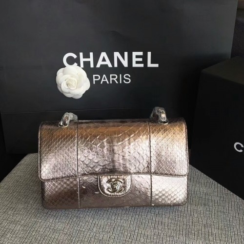 Geantă de umăr Chanel Original din piele de piton CF1112D