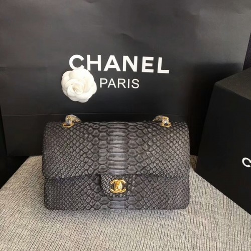 Geantă de umăr Chanel Original din piele de piton CF1112J