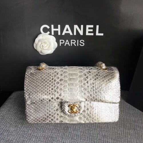 Geantă de umăr Chanel Original din piele de piton CF1112U