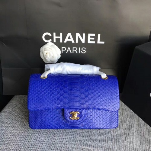 Geantă de umăr Chanel Original din piele de piton CF1112W