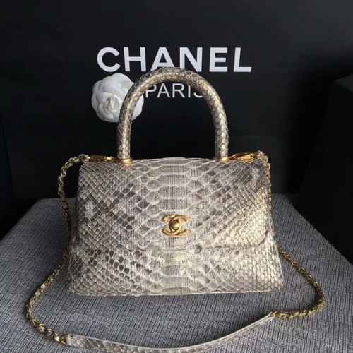 Geantă Chanel Original din piele de piton 8119G