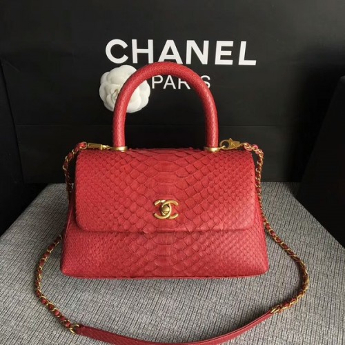 Geantă Chanel Original Python din piele 8119I