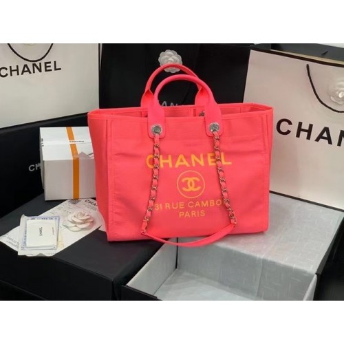 Geantă mare de cumpărături Chanel Original 66941 roz